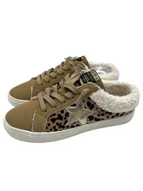 Vintage Havana Hearty Sneakers leopard camel tan gold- 6.5